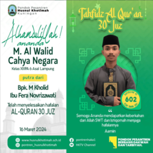 Tahsin dan Tahfidz Al Qur'an